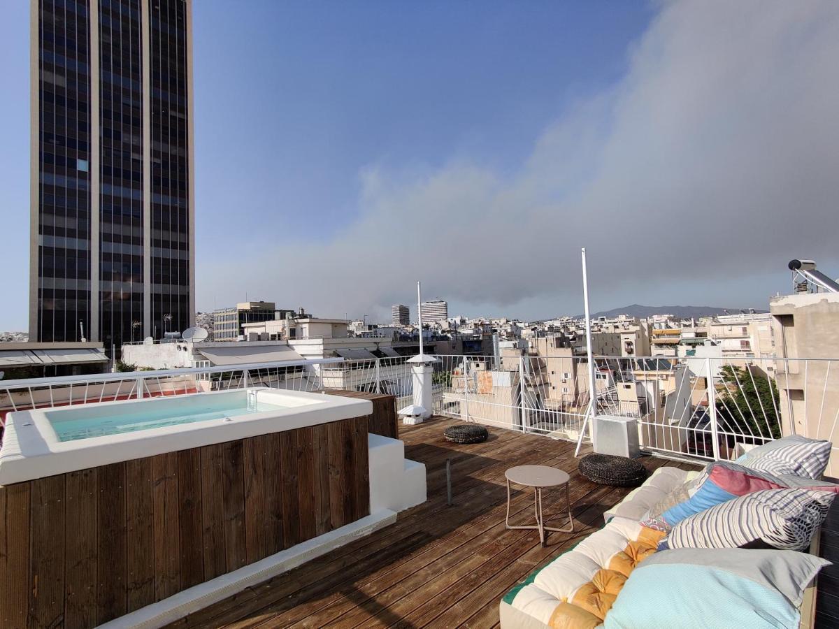 Unique Solar Penthouse With Jacuzzi And Sauna In Central Aten Exteriör bild
